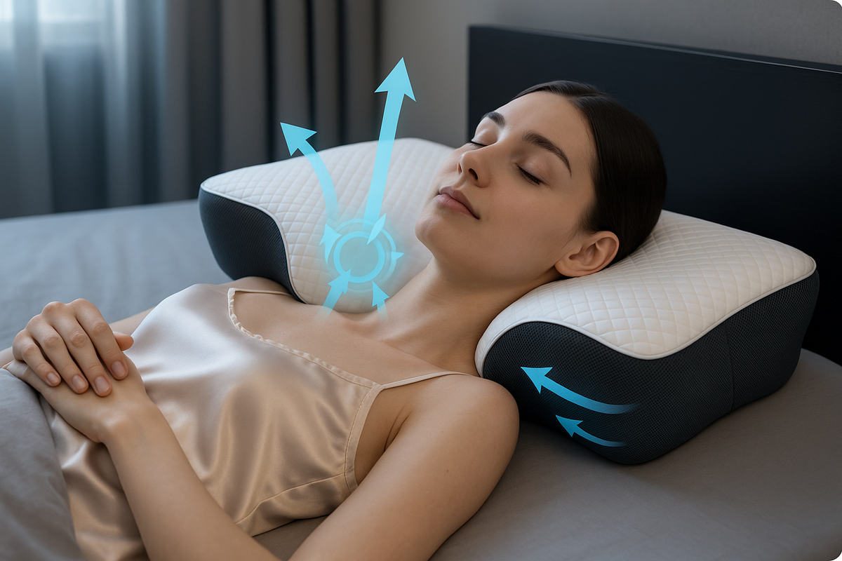 ☁️  Oreiller Papillon Mémoire de Forme – Soulage les Cervicales