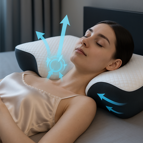 ☁️  Oreiller Papillon Mémoire de Forme – Soulage les Cervicales