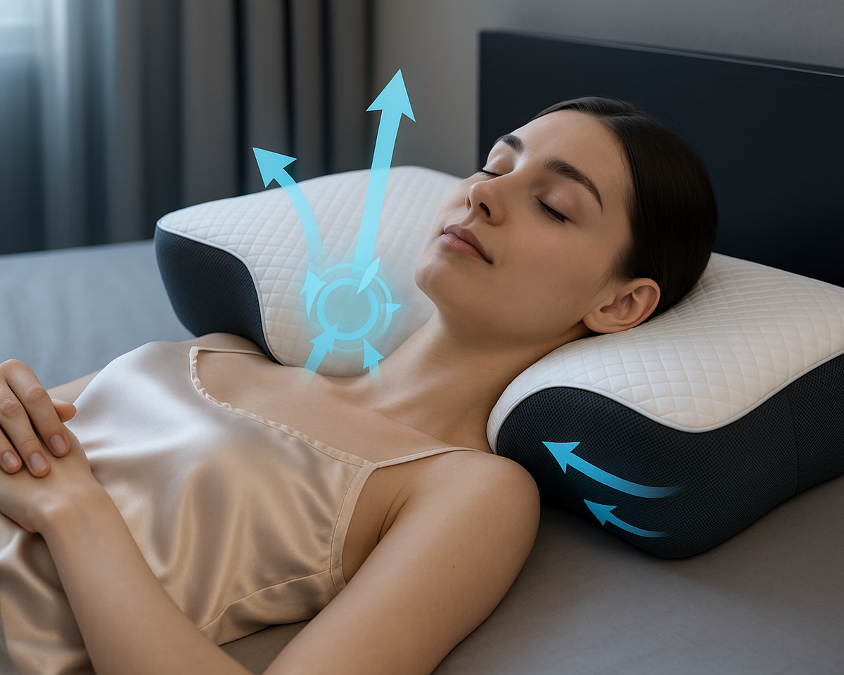 ☁️  Oreiller Papillon Mémoire de Forme – Soulage les Cervicales